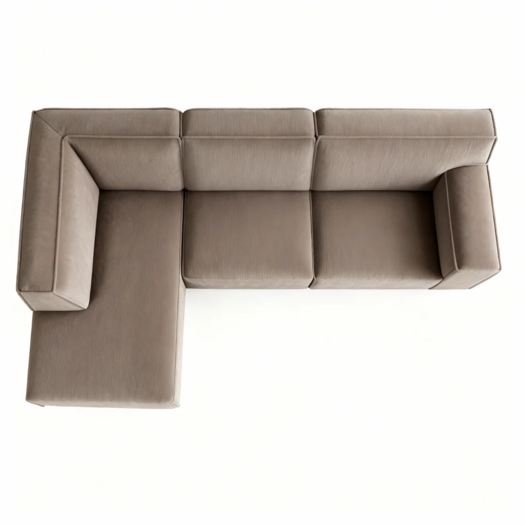 Hoekbank Milo 4-zits Links Taupe - Image 7